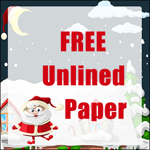 Christmas Writing Paper FREE