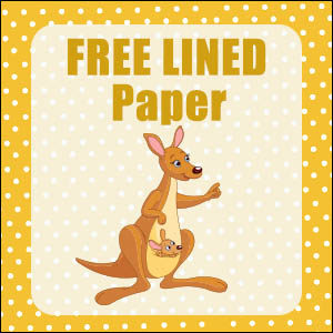 printable australian animals stationery free