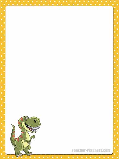 Cute Dinosaur Stationery - Unlined 7
