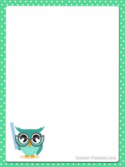 Cute Owl Stationery - Unlined 11