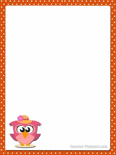 Cute Owl Stationery - Unlined 4