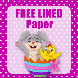 printable bunny stationery free