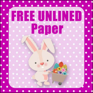 printable bunny stationery-free