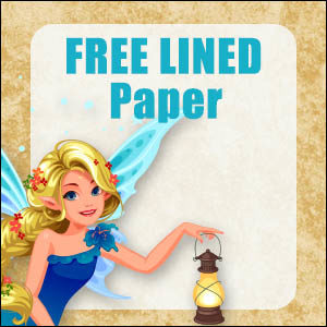 printable fairy stationery free