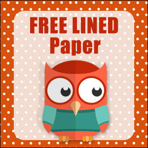 printable owl stationery free