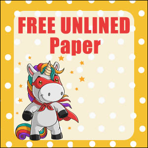 printable unicorn stationery free